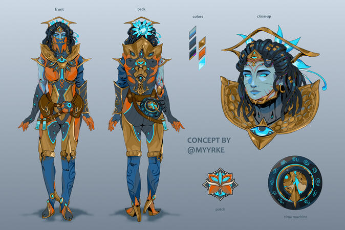 Proto Protea design OC from Warframe Proto Protea design OC from Warframe