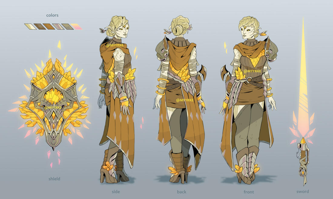Phoebe design OC from Guild Wars 2 Phoebe design OC from Guild Wars 2